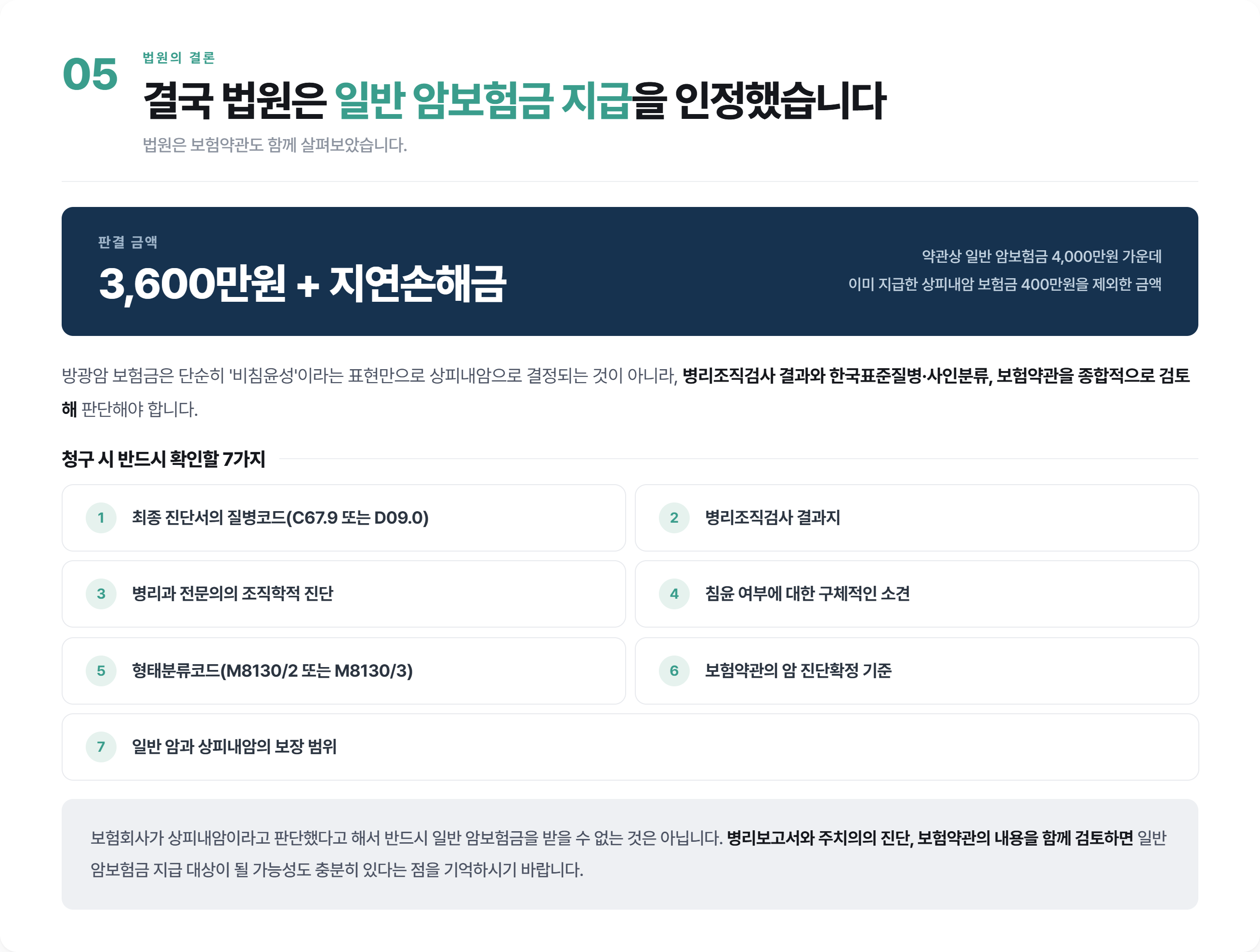 방광암 C67.9 진단인데 상피내암 보험금만 받았다면? 법원이 일반 암으로 인정한 이유